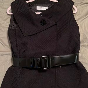 Tahari vest with belt